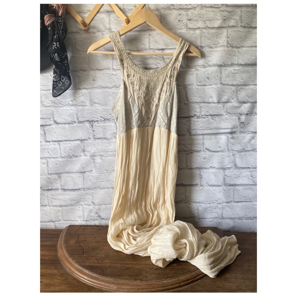 Cream Maxi Dress